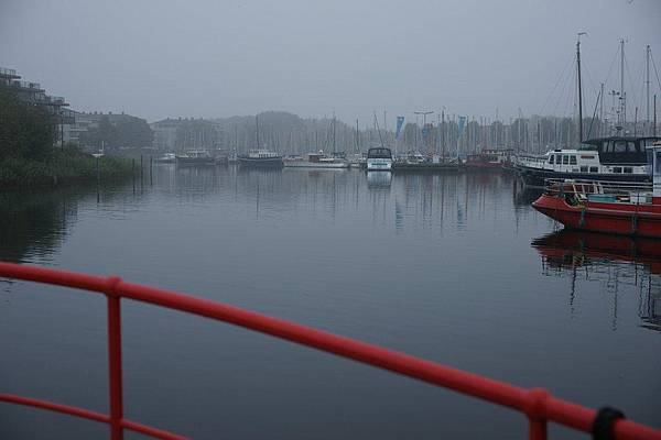 Herbstlicher Nebel am Morgen