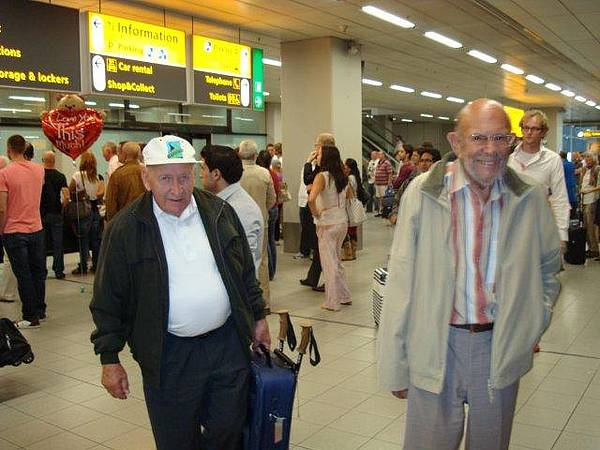 Ankunft in Amsterdam Schiphol