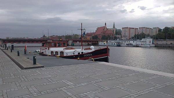 Am Stadtquai von Stettin (PL)