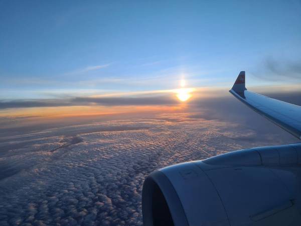 Swiss LX1255, ein ruhiger Abendflug zurück nach Zürich