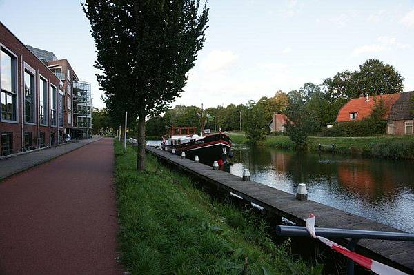 Die Saison ist vorüber, wir sind alleine im Hafen Vianen